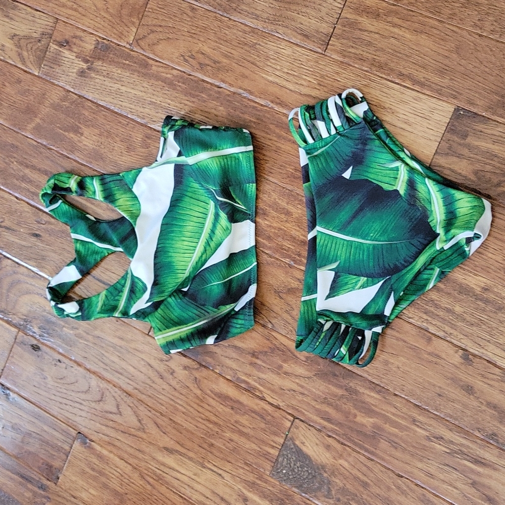 Tropical Bikini high waist